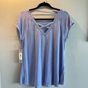 NEW: Calvin Klein Performance T- Shirt, Womens, V Neck